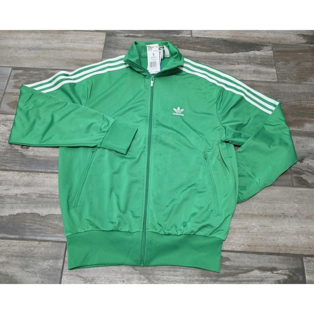 ADIDAS MEN'S Originals Firebird Track Jacket Green New Size Small